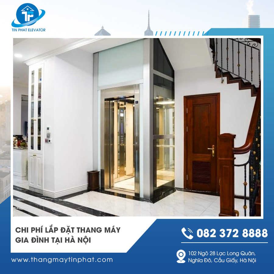 Chi phí lắp thang máy gia đình chất lượng
