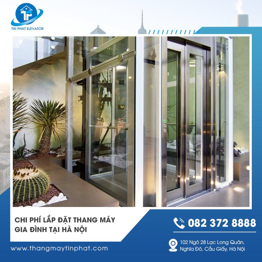 Chi phí lắp thang máy gia đình chuyên nghiệp